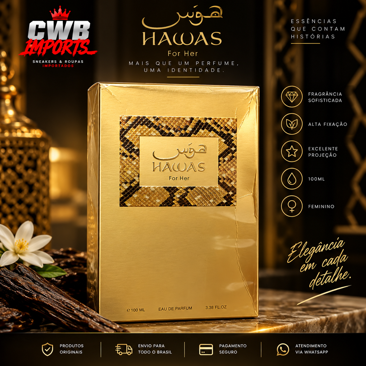Hawas For Her 100 ml — Feminino
