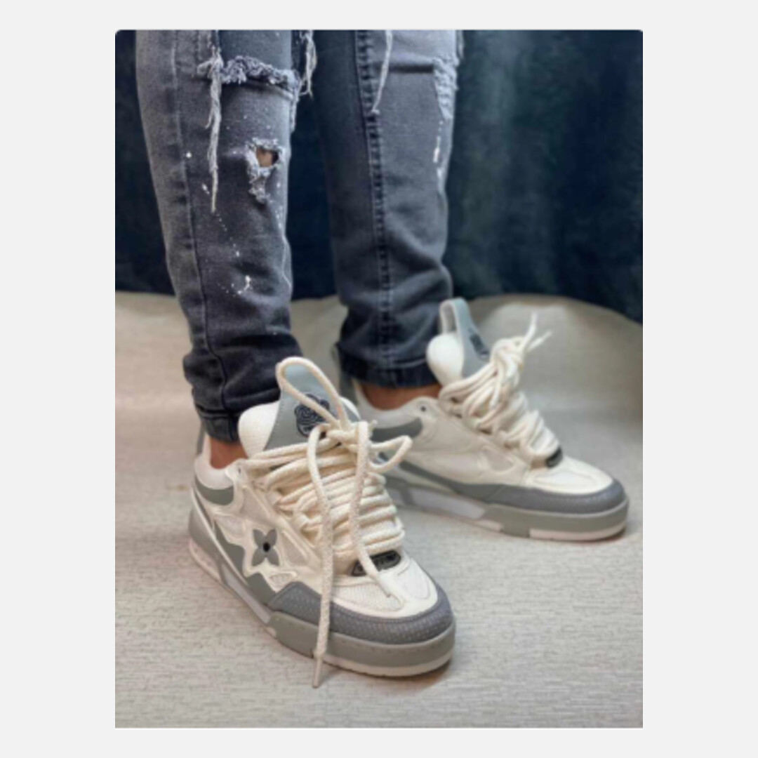 Louis Vuitton SK54 — Bege e Cinza — tamanhos 34 ao 44
