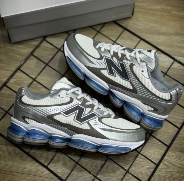 New Balance ABZORB 2000 — Cinza, Prata e Branco — tamanhos 34 ao 44