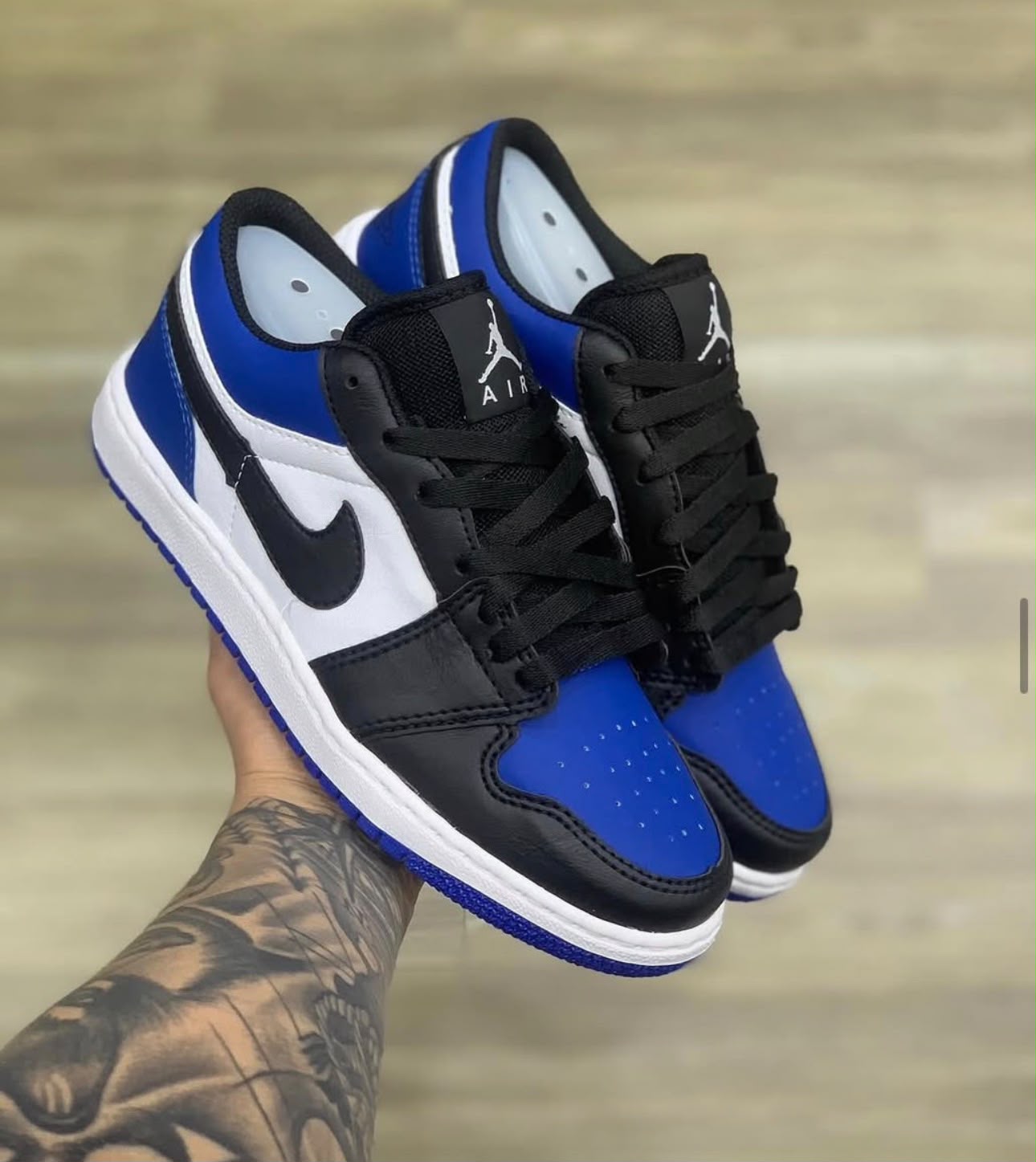Nike Dunk Azul Royal, Preto e Branco — tamanhos 34 ao 44