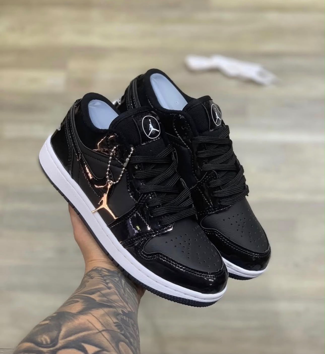 Nike Dunk Preto Verniz — tamanhos 34 ao 44