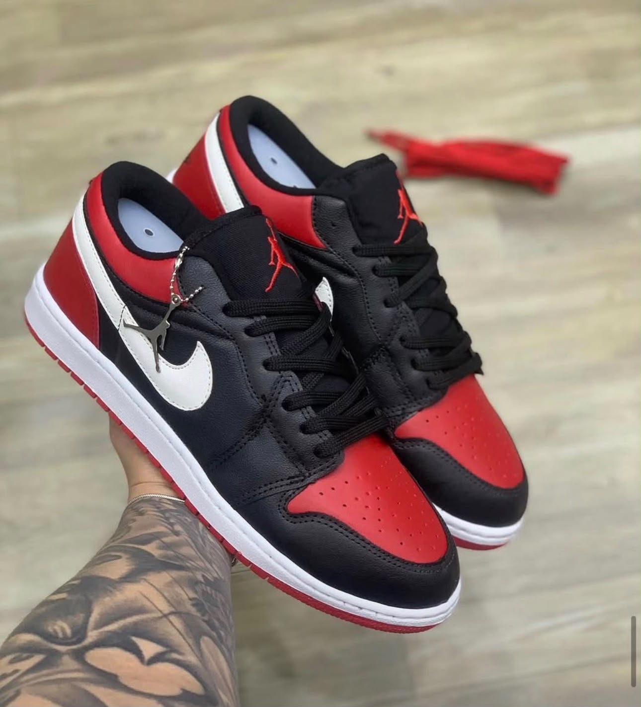 Nike Dunk Vermelho, Preto e Branco — tamanhos 34 ao 44